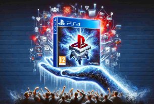 A high-definition, realistic image representing the concept of a new video game causing uproar due to its requirement of an active PlayStation Network connection. The image could include elements like an abstract or symbolic representation of the PlayStation Network, a stylised video game case cover, and incensed gamers expressing their disapproval online via social platforms.